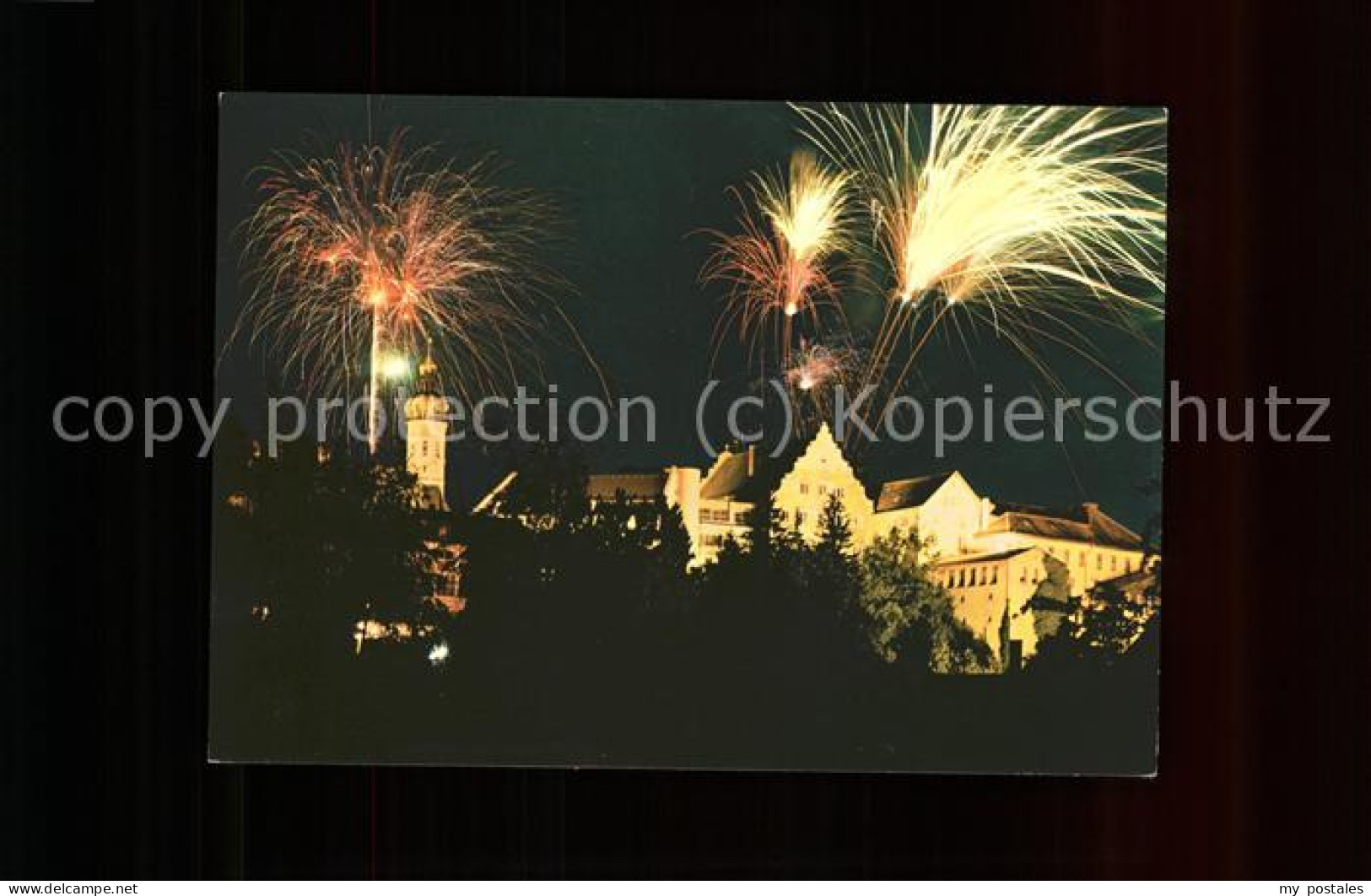 71515617 Dachau bei Nacht mit Feuerwerk Dachau