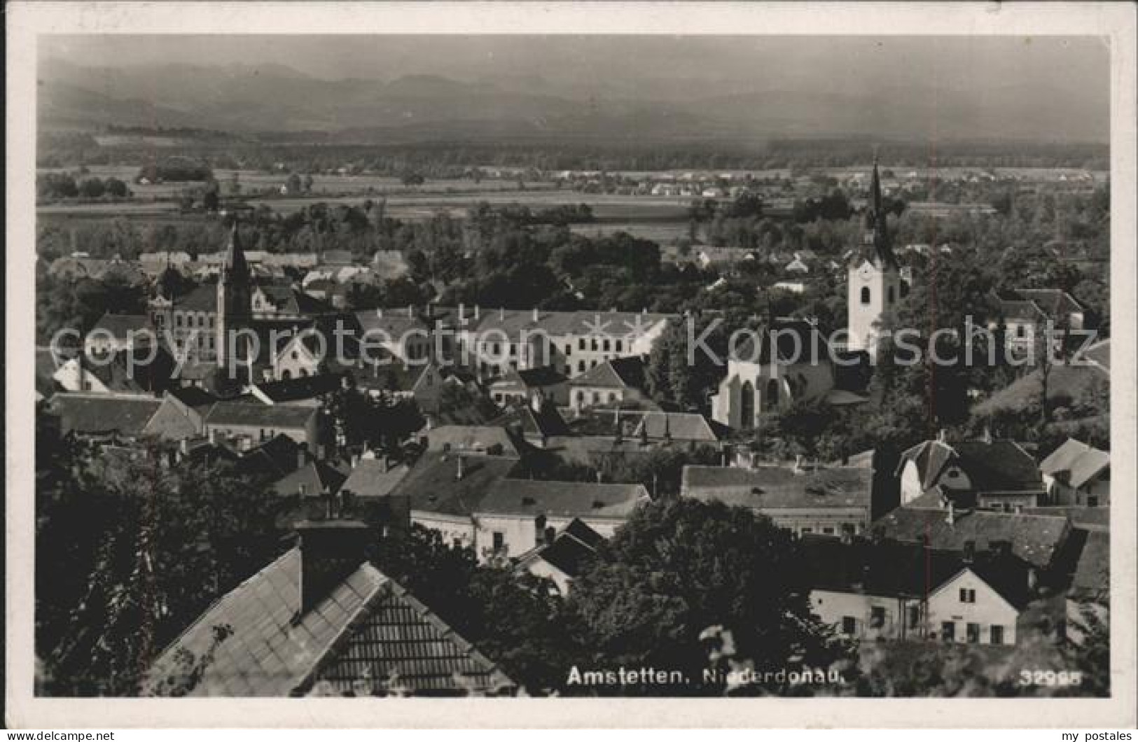 71541514 Amstetten Niederoesterreich Ortsblick Amstetten