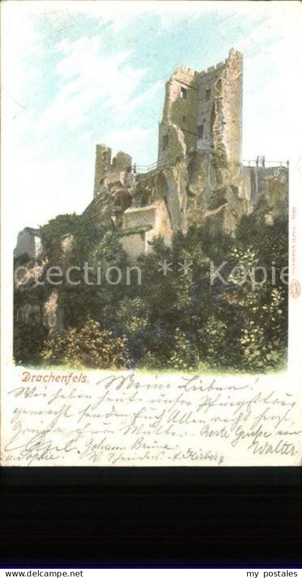 71569990 Drachenfels Burgruine Drachenfels