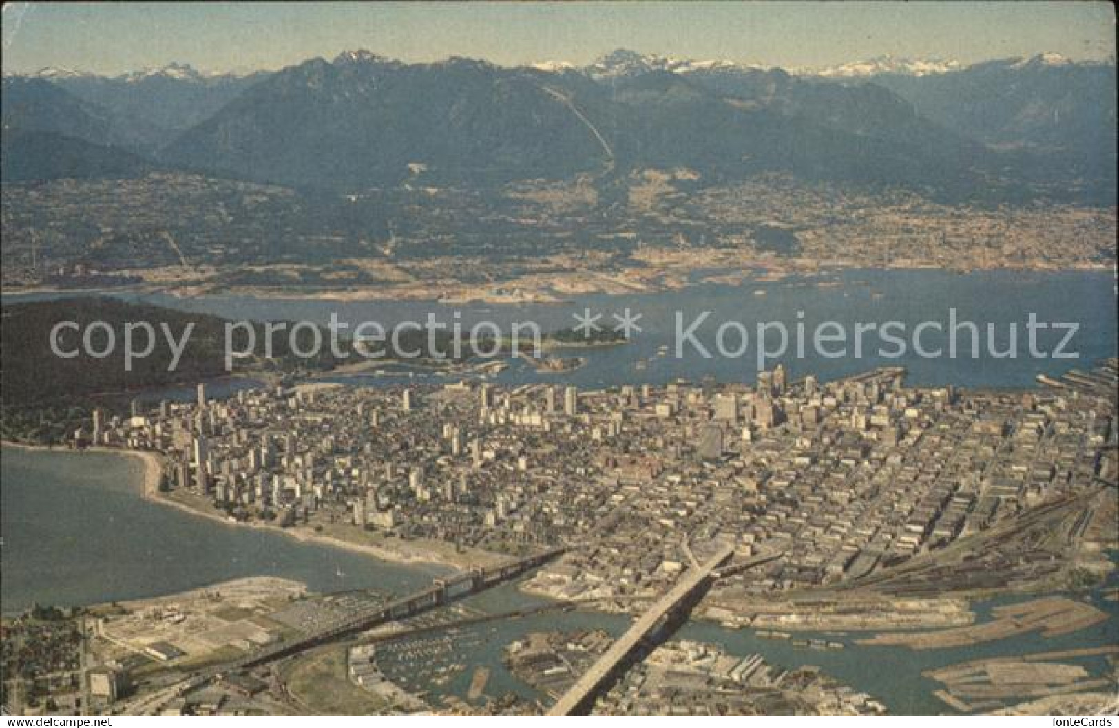 71605224 Vancouver British Columbia Luftaufnahme