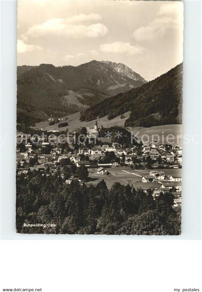 71719636 Ruhpolding Panorama Chiemgauer Alpen