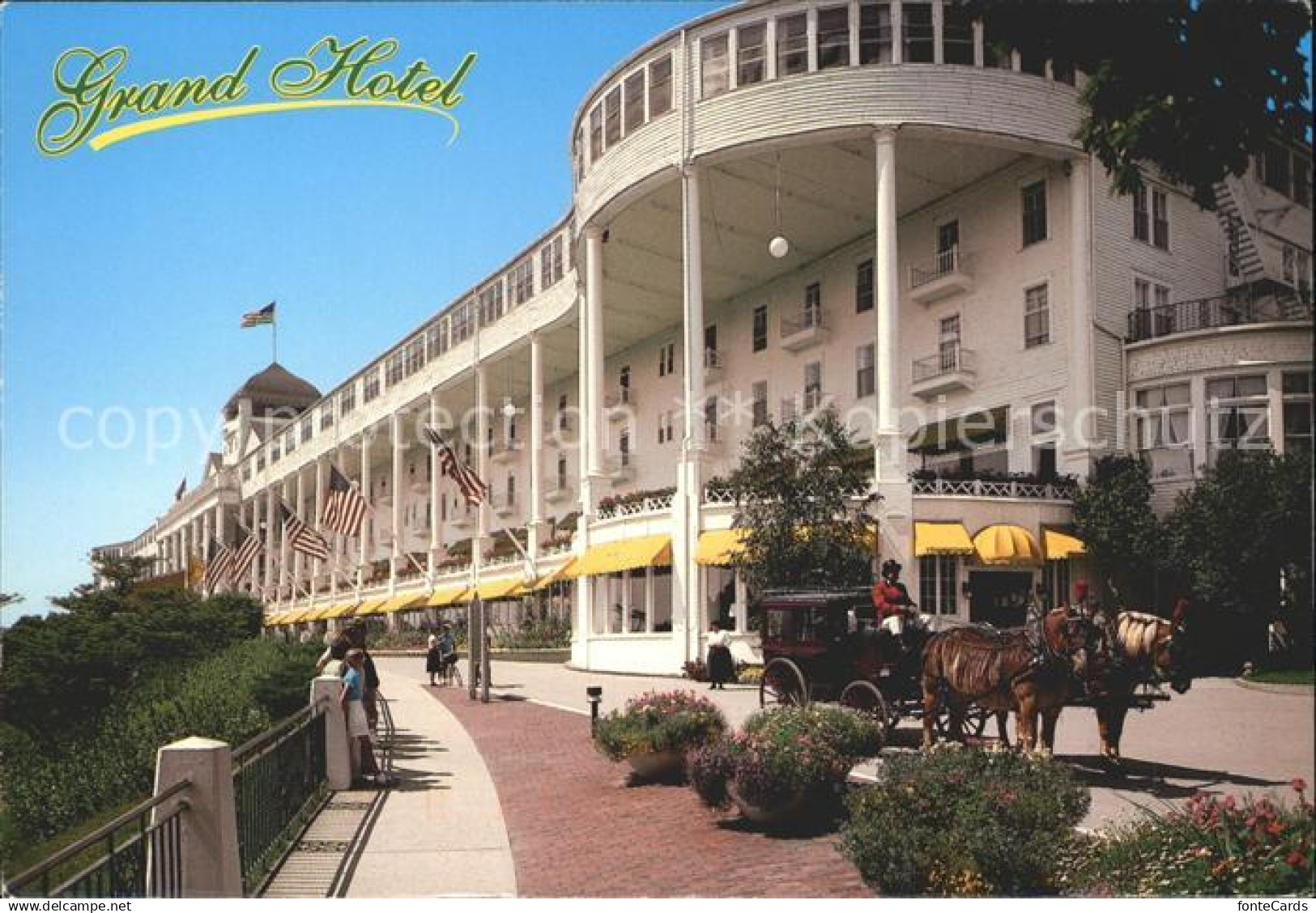 71859650 Mackinac Island Grand Hotel Pferdekutsche