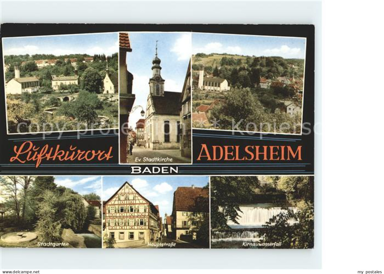 71859800 Adelsheim Kirchen Hauptstrasse Kirnauwasserfall Adelsheim