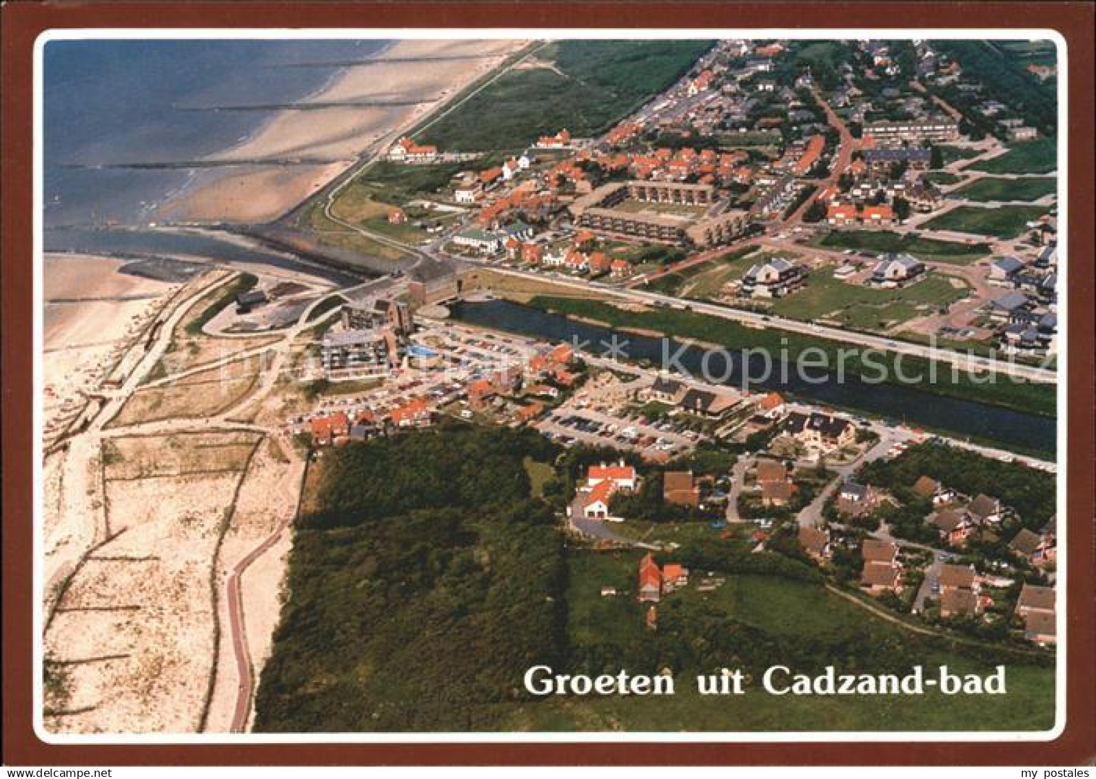 71872308 Cadzand Zeeland Fliegeraufnahme