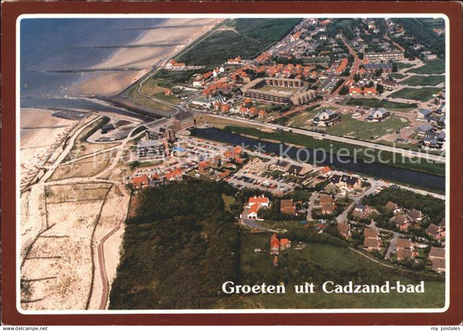 71872371 Cadzand Zeeland Fliegeraufnahme