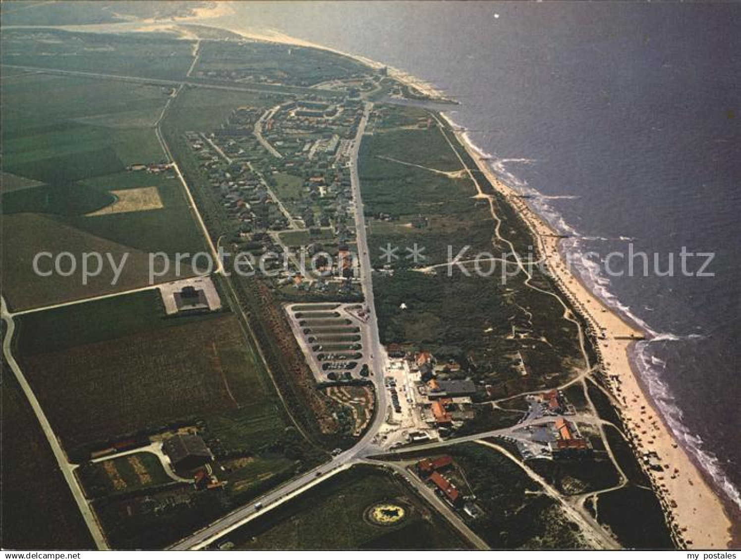 71872406 Cadzand Zeeland Fliegeraufnahme