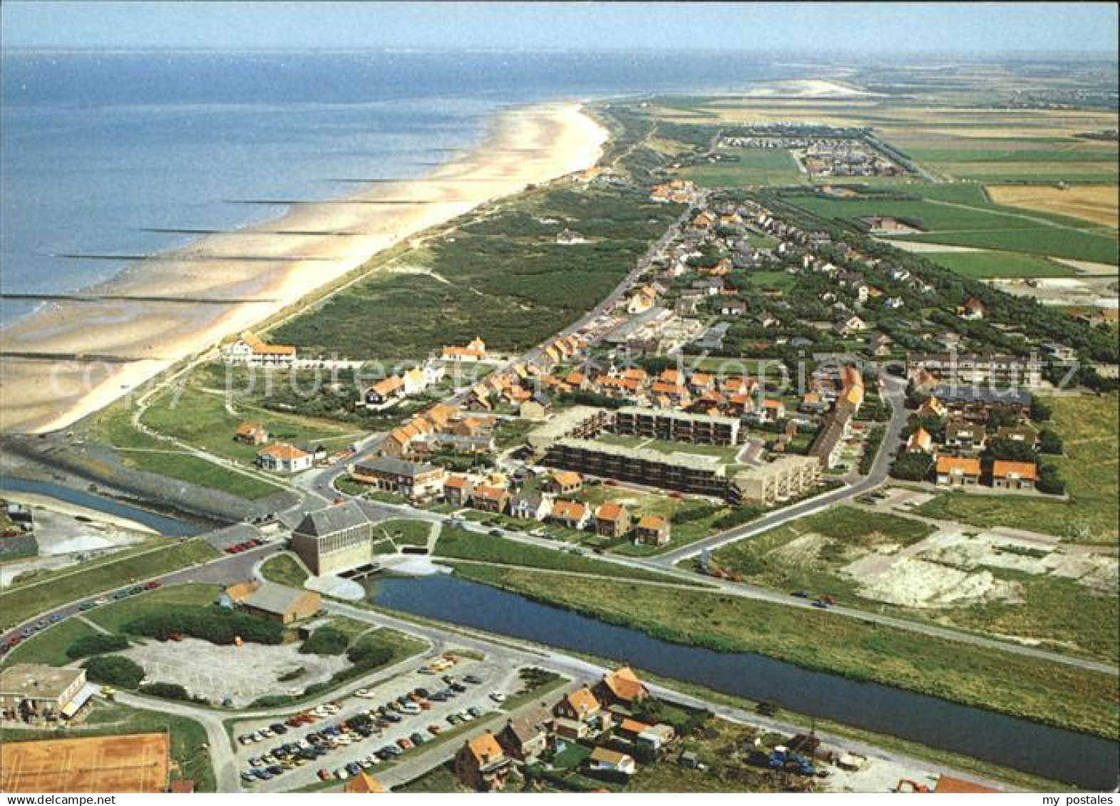 71872411 Cadzand Zeeland Fliegeraufnahme