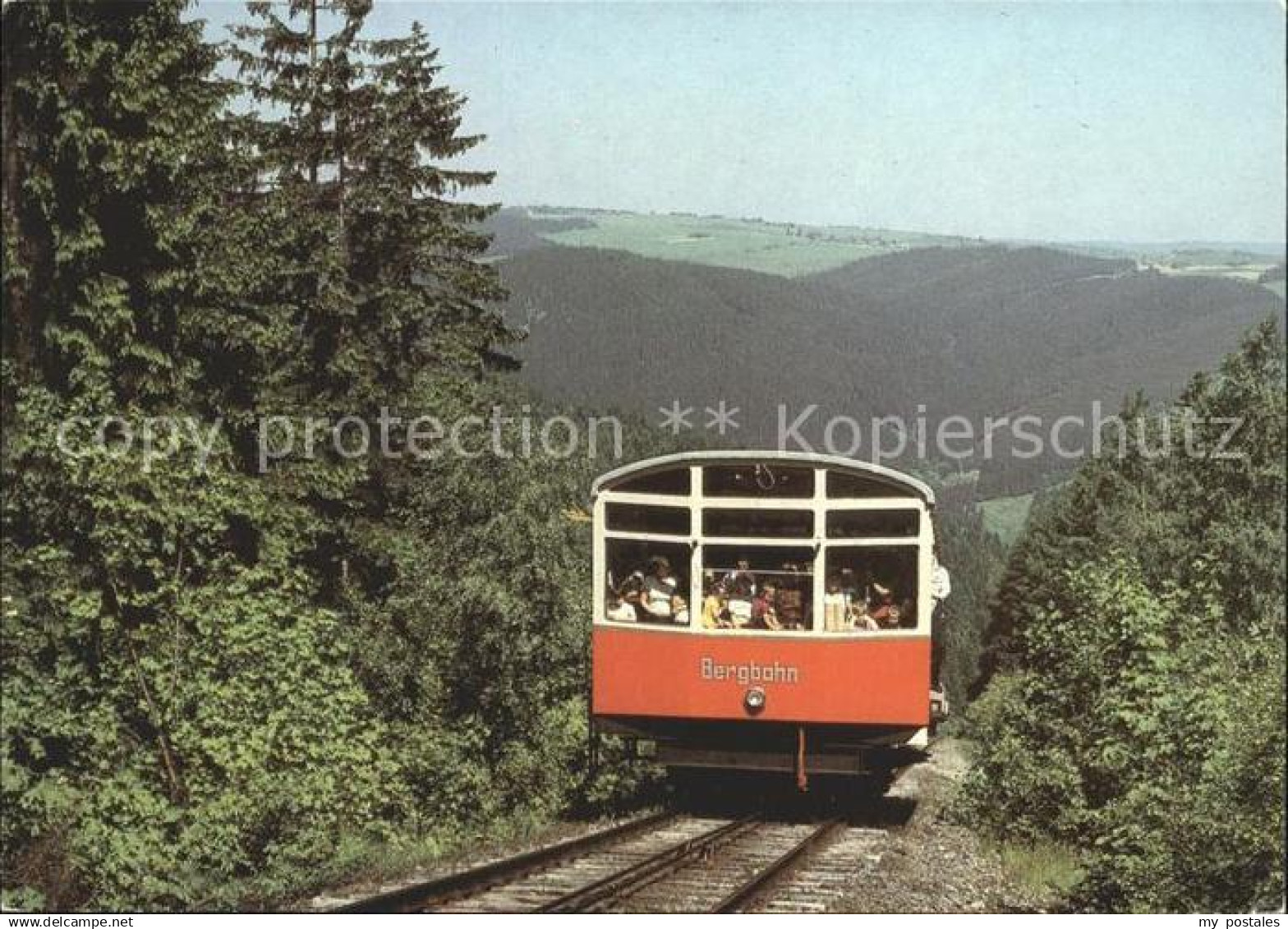 71893008 Lichtenhain Bergbahn Bergbahn Panorama Thueringer Wald