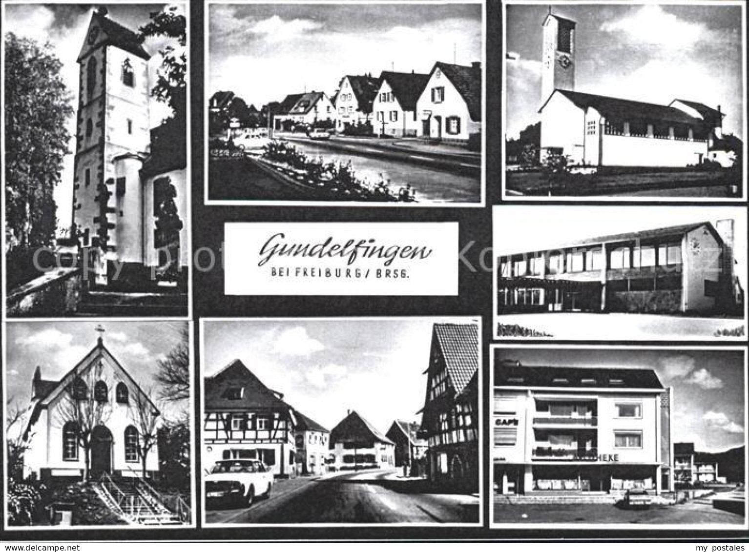 71913487 Gundelfingen Breisgau Ortsansichten Kirchen Gundelfingen Breisgau