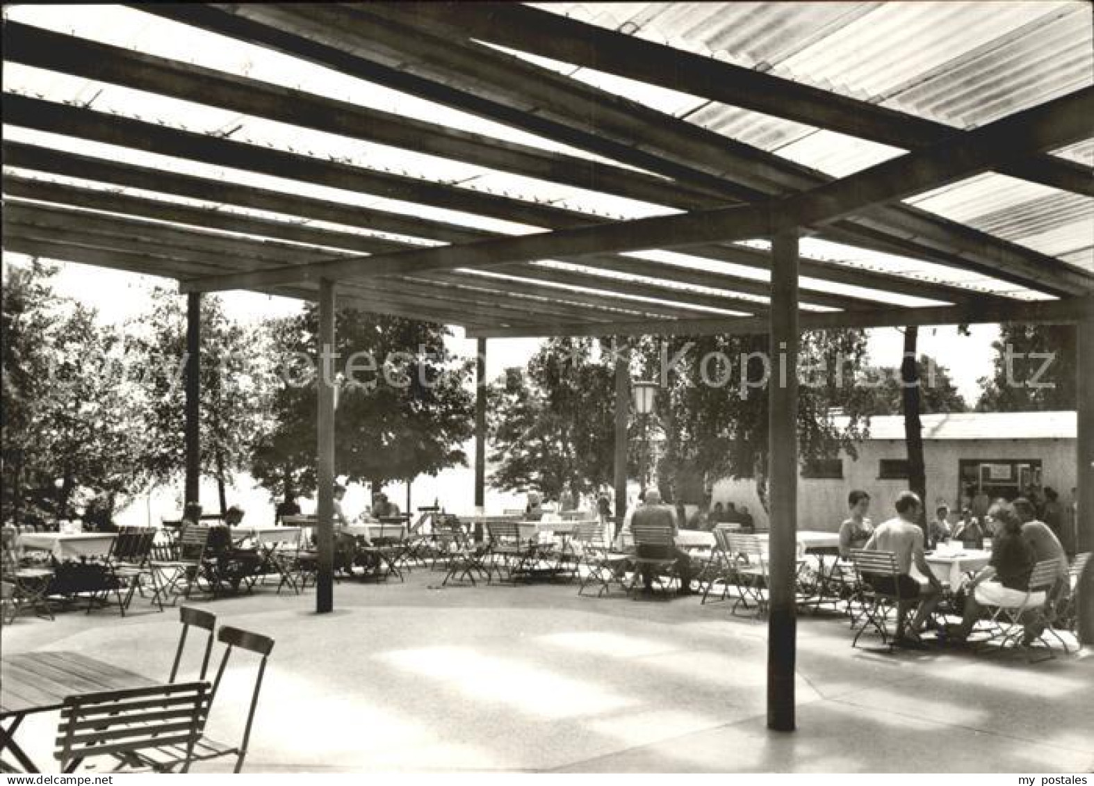 71926301 Klausdorf Mellensee HO Strandgaststaette Terrasse