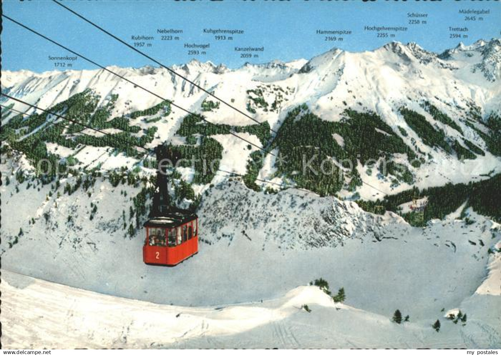 71929242 Mittelberg Kleinwalsertal Seilbahn Mittelberg