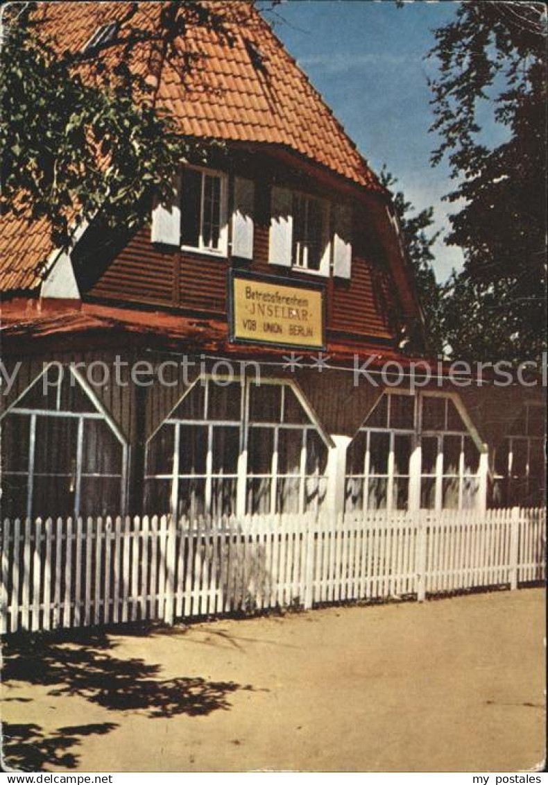 71946473 Insel Hiddensee Kloster Hiddensee Ferienheim Inselbar