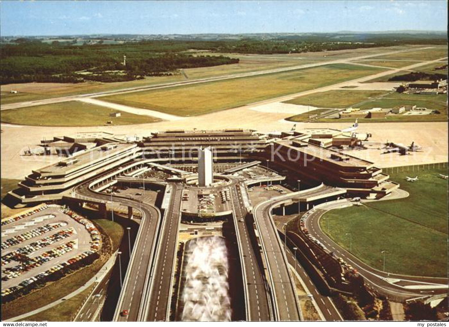 71946566 Koeln Rhein Flughafen Koeln Bonn Fliegeraufnahme