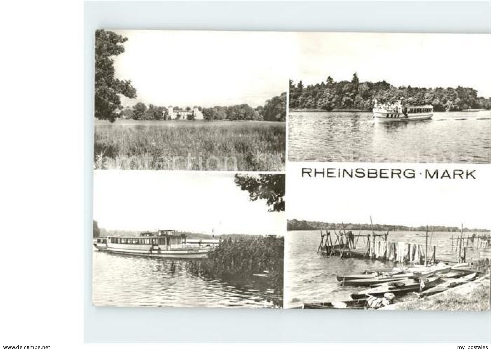 71947877 Rheinsberg Mark Schiff Zeuthen Fischerboote