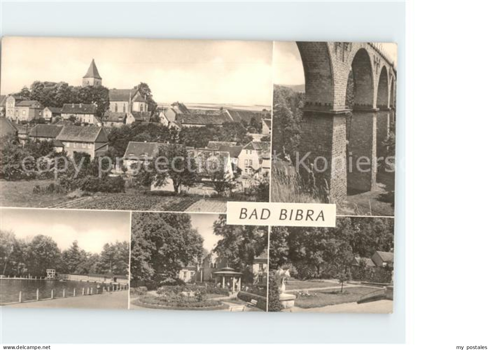 71964206 Bad Bibra Schnecktalbruecke Waldschwimmbad Parkanlage Bad Bibra