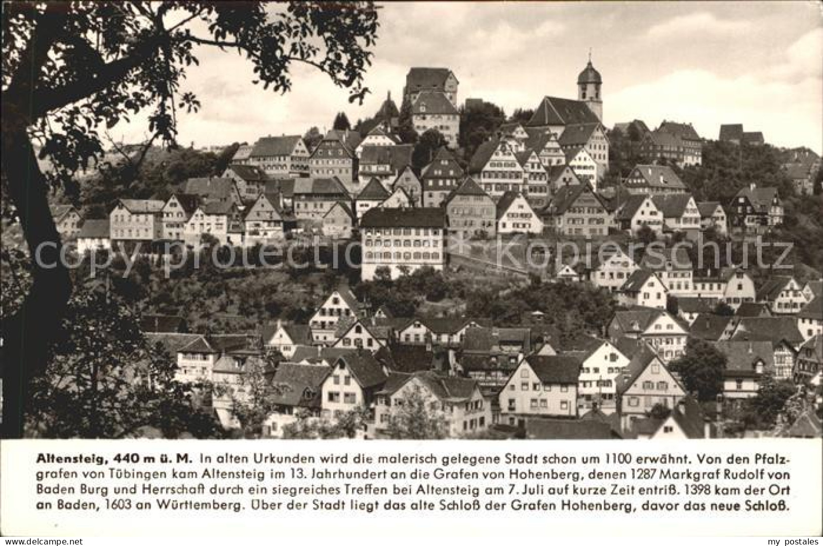 71982292 Altensteig Schwarzwald Altstadt Geschichte Altensteig