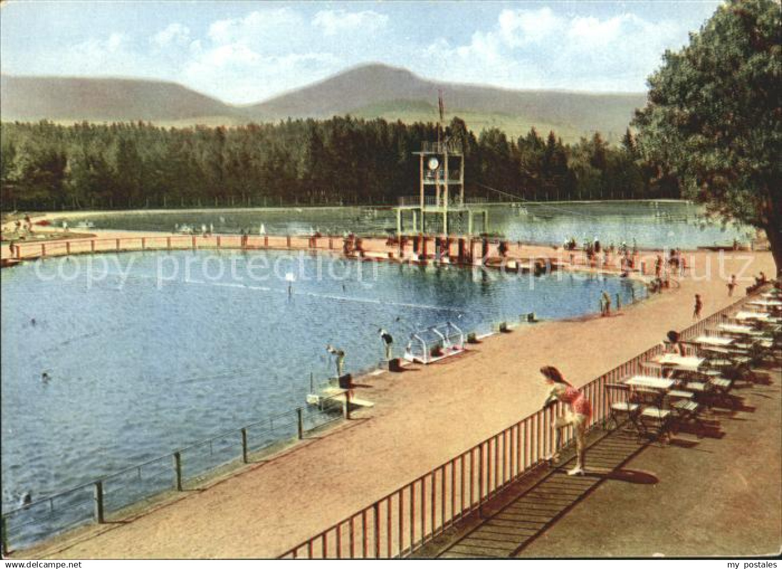 71985340 Grossschoenau Sachsen Waldstrandbad