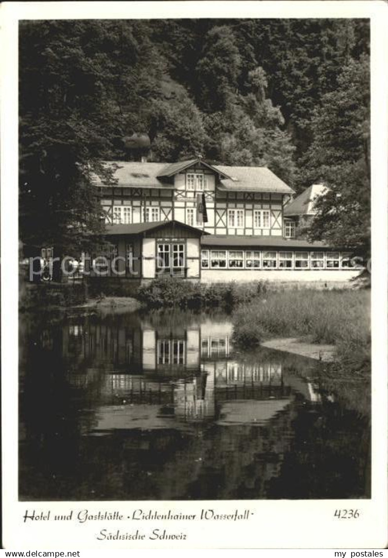 71990660 Kirnitzschtal Hotel Gaststaette Lichtenhainer Wasserfall