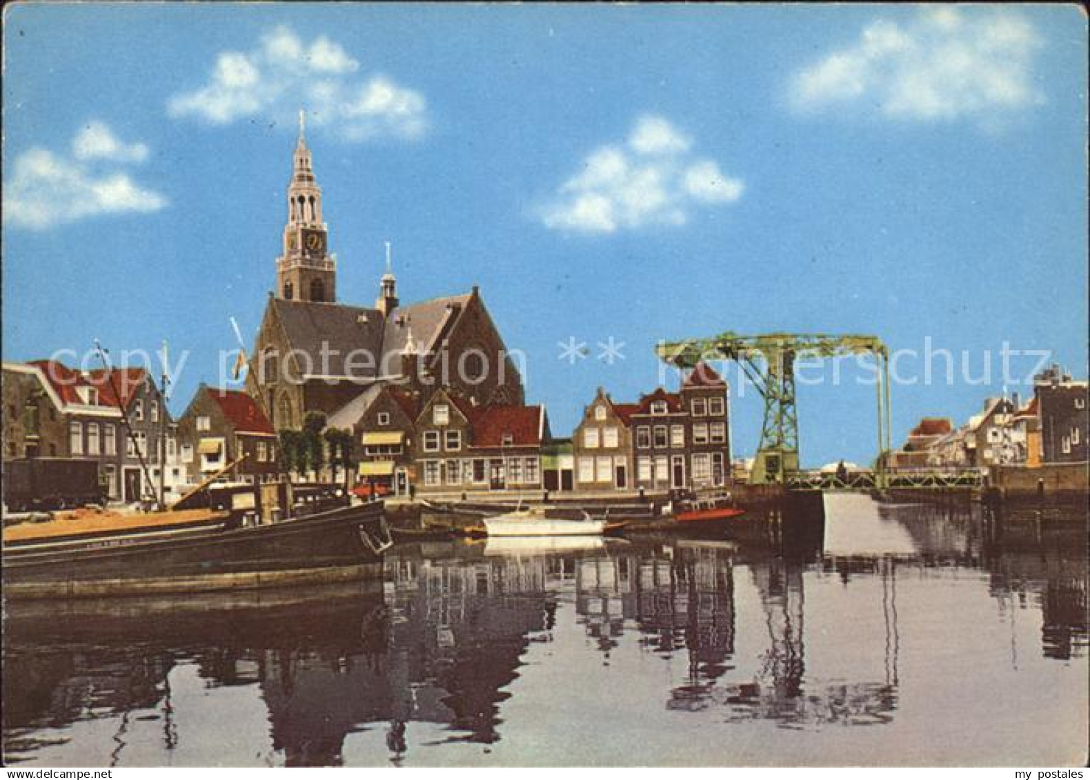 71991697 Maassluis Kerk Hafen