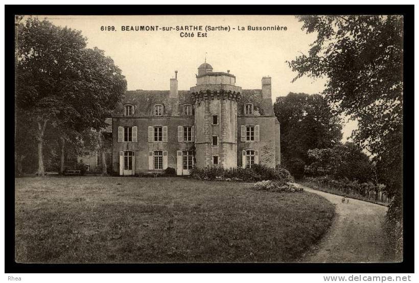 72 Beaumont-sur-Sarthe chateau D72D K72029K C72029C RH071934