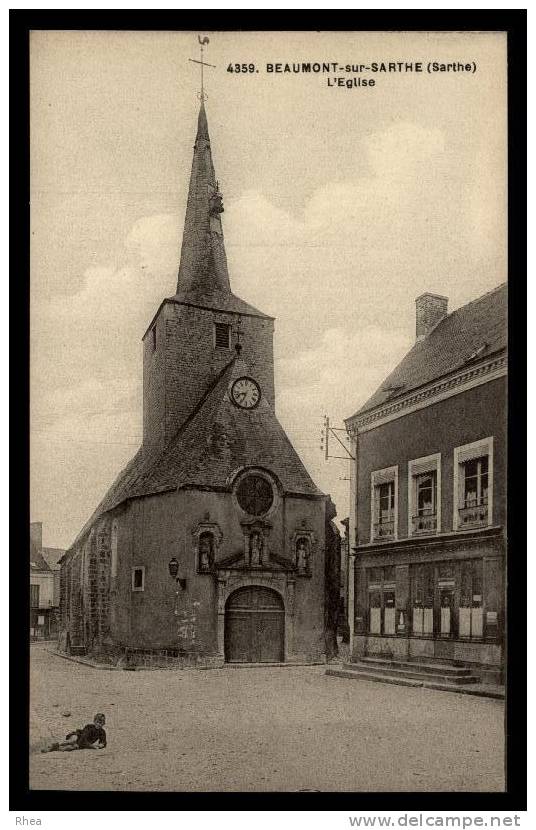 72 Beaumont-sur-Sarthe eglise D72D K72029K C72029C RH071904