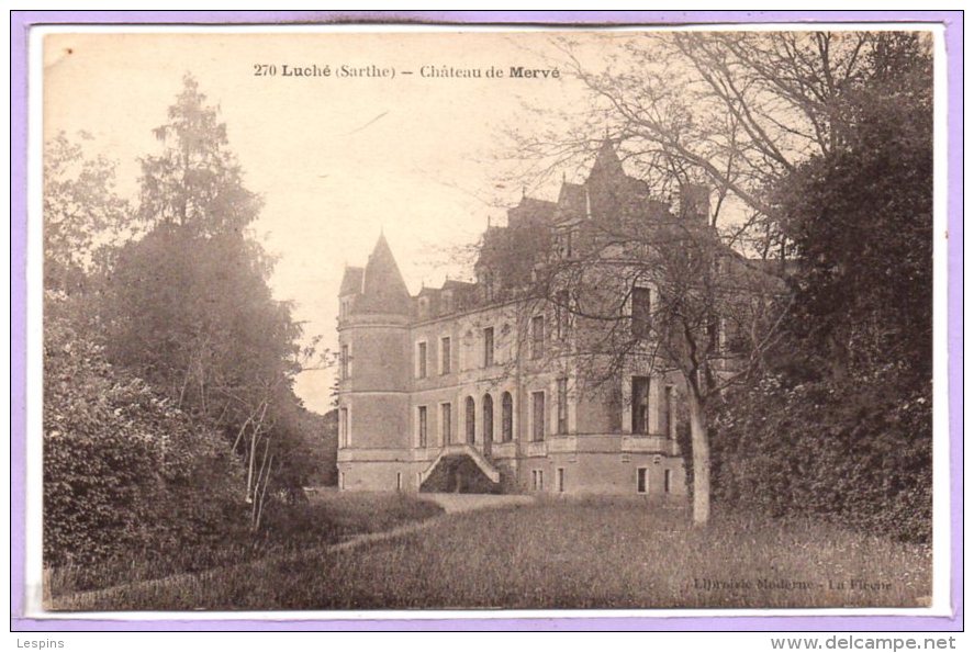 72 - LUCHE PRINGE -- Château de Mervé