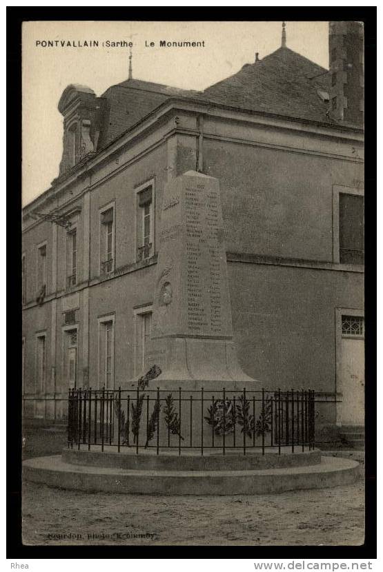 72 Pontvallain monument aux morts D72D K72243K C72243C RH072998