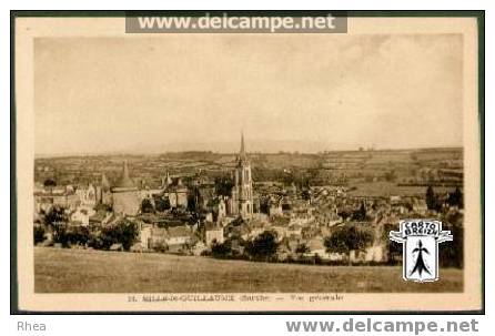 72 Sillé-le-Guillaume - 14. SILLE-le-GUILLAUME (Sarthe) - Vue générale - sépia