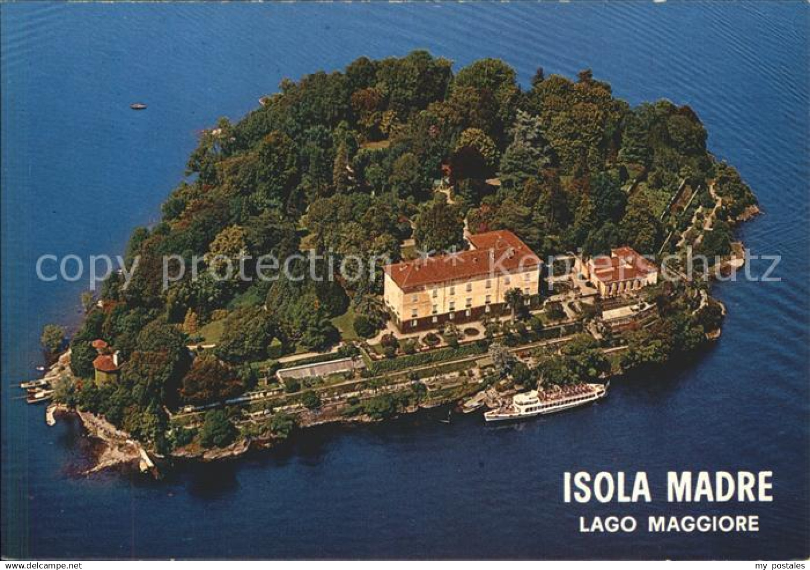 72002449 Isola Madre Lago Maggiore Lago Maggiore Fliegeraufnahme