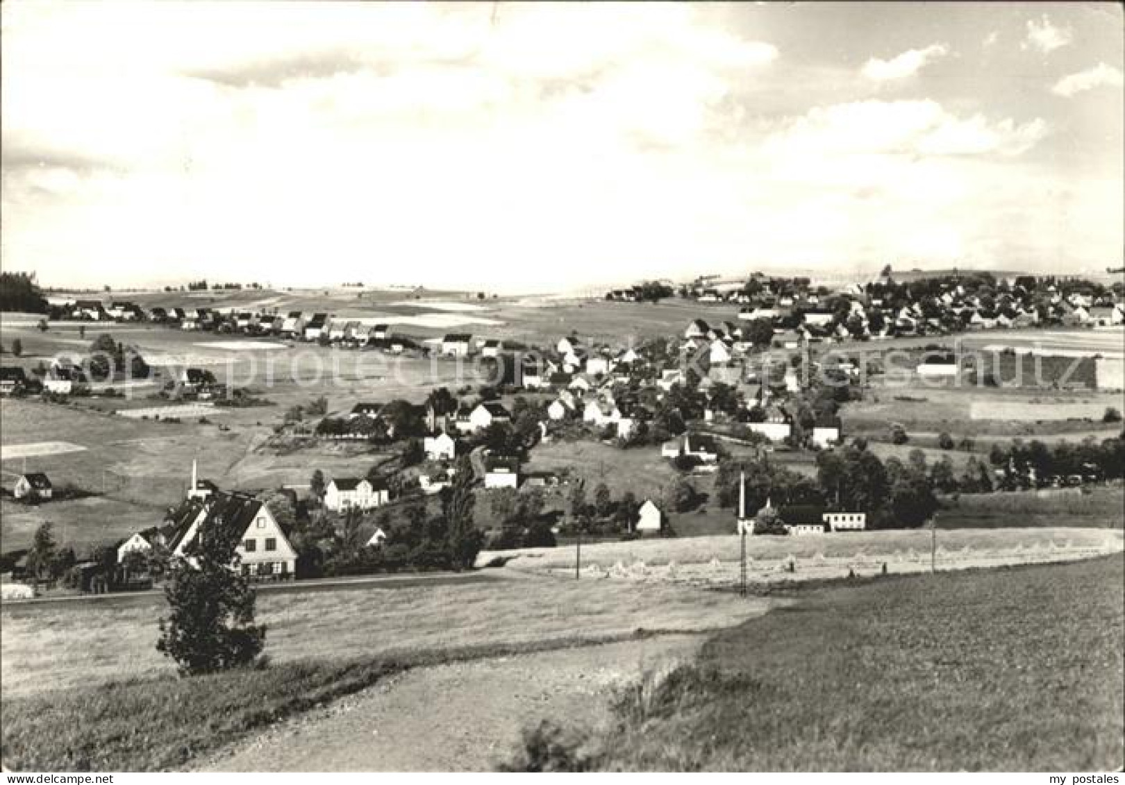 72030676 Breitenbrunn Erzgebirge Panorama Breitenbrunn Erzgebirge