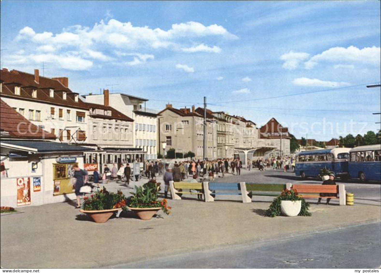 72033854 Siegburg Wilhelmstrasse mit Busbahnhof Siegburg