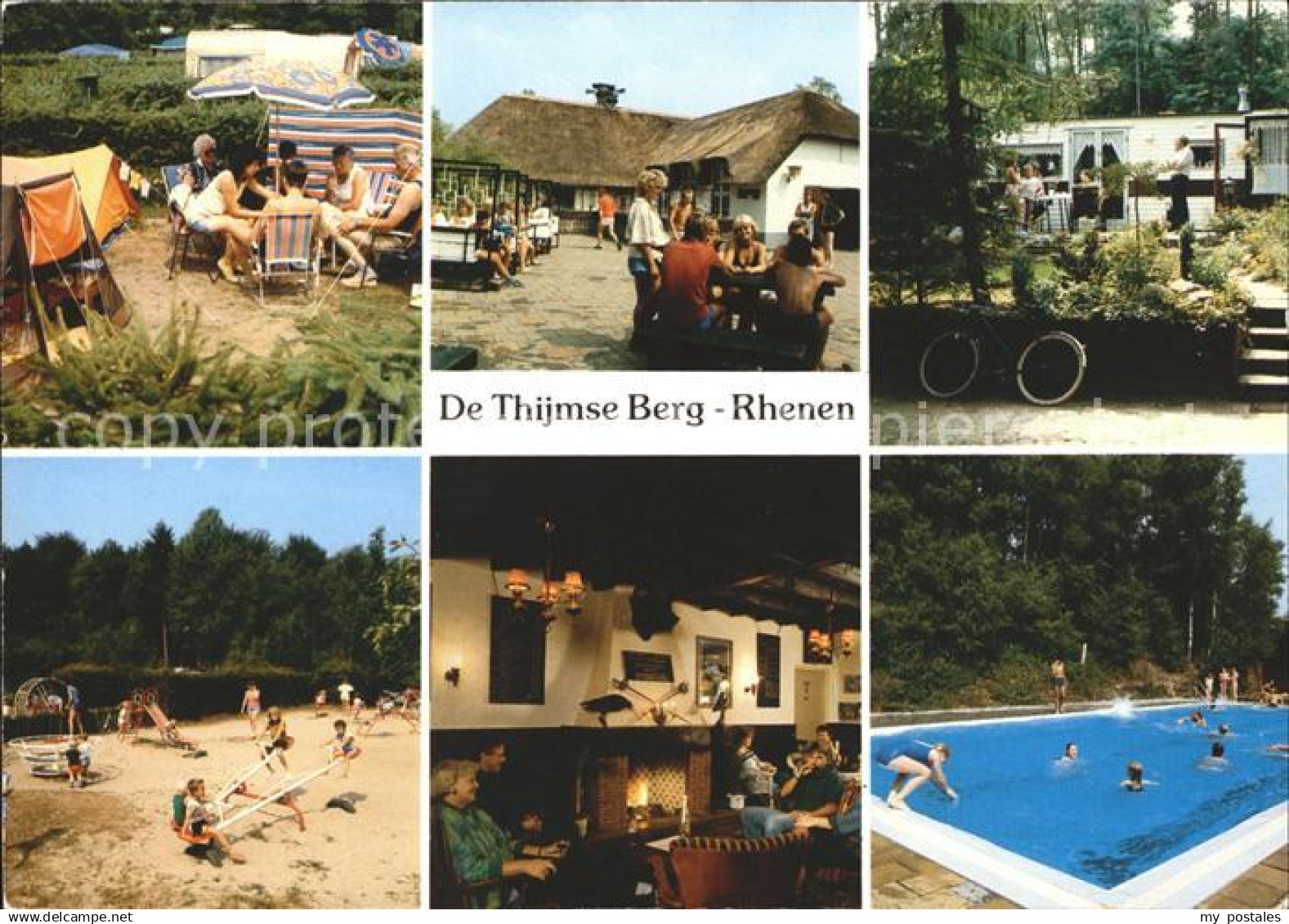 72037641 Rhenen Camping De Thijmse Berg Swimming Pool Kinderspielplatz