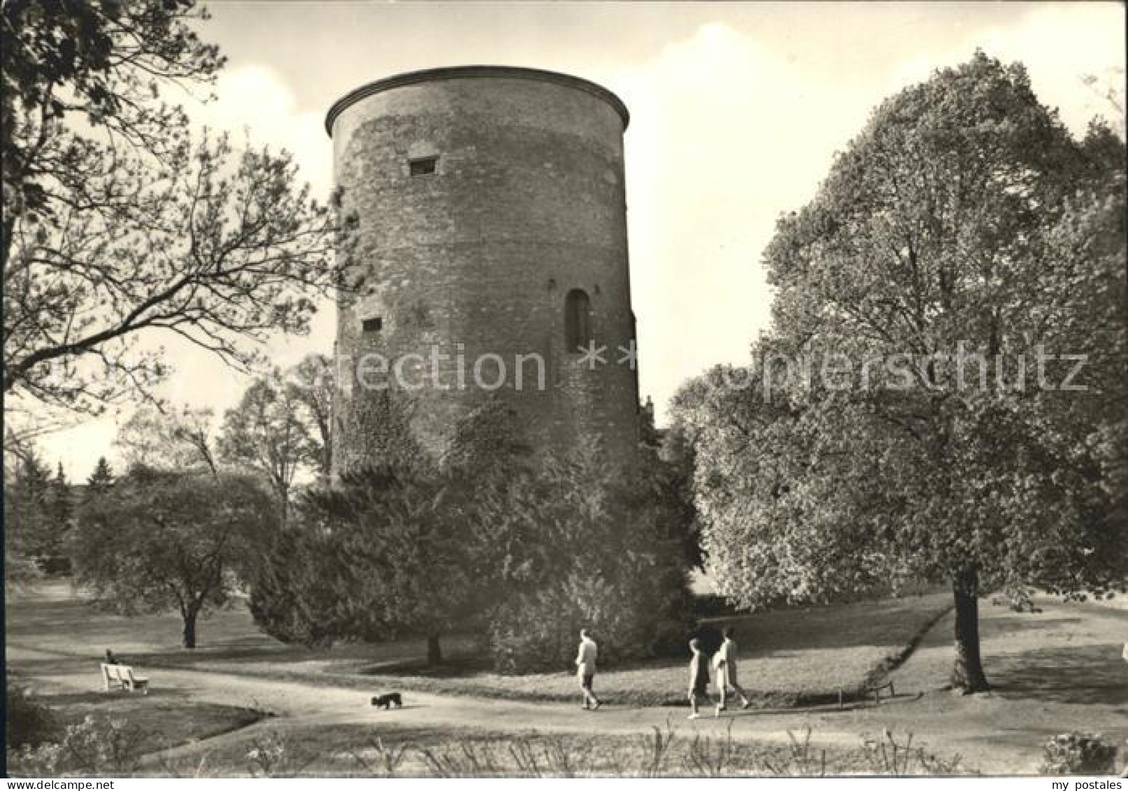 72041427 Salzwedel Burggarten Turm Salzwedel