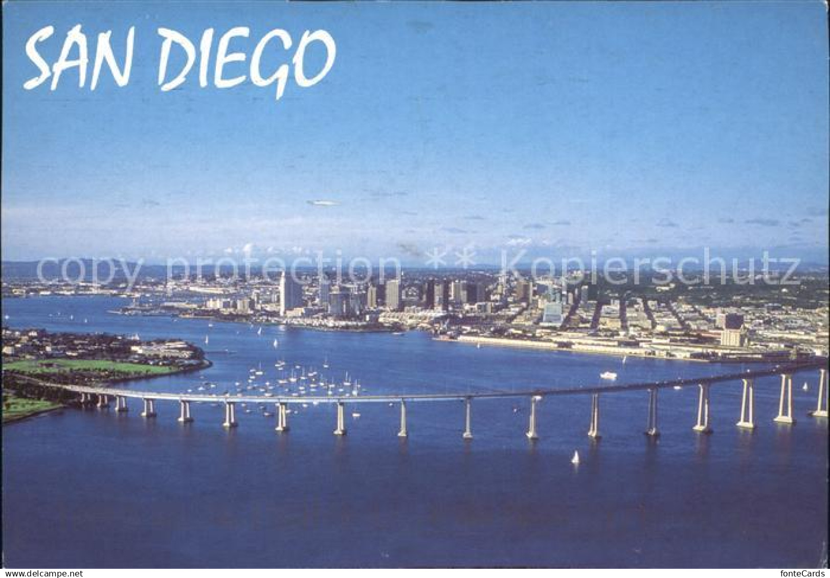 72052707 San Diego California San Diego Coronado Bay Bridge aerial view