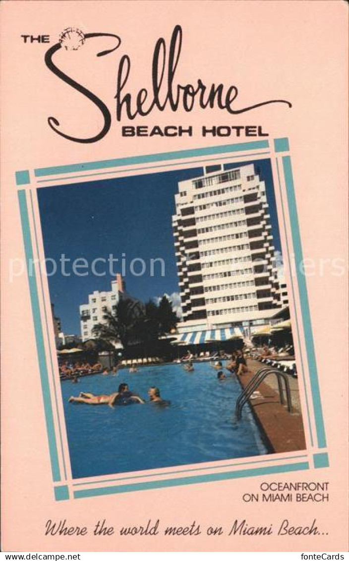 72060382 Miami Beach Shelborne Beach Hotel Swimming Pool