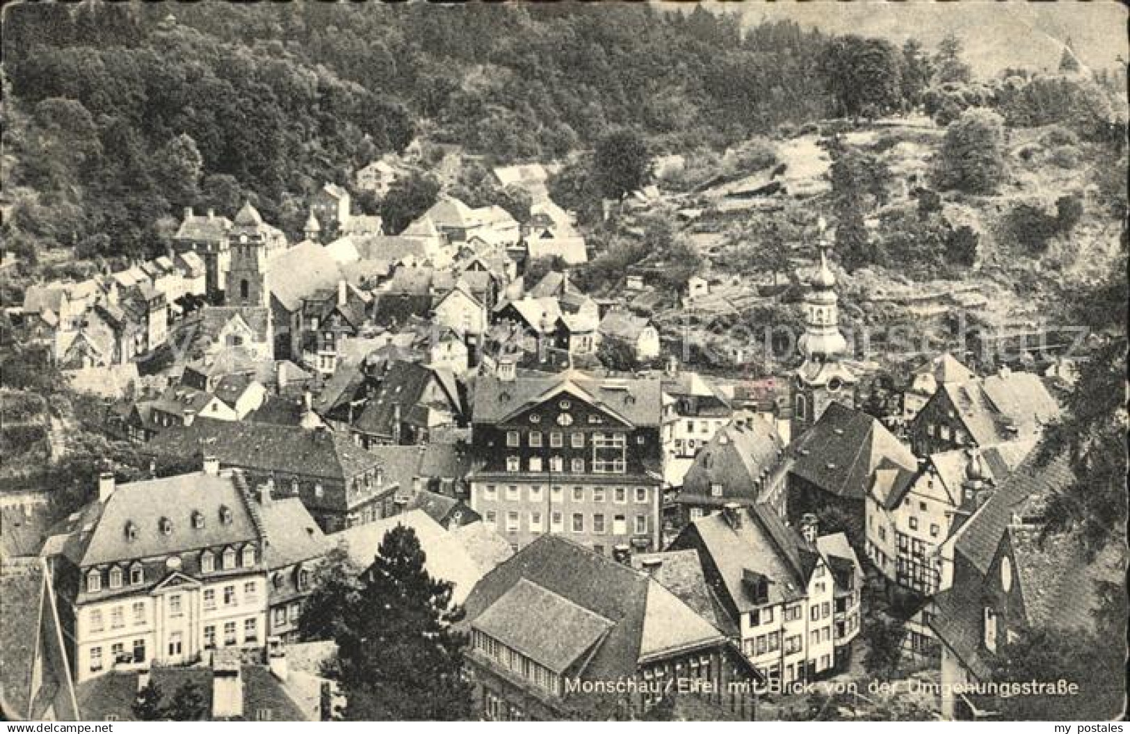 72062225 Monschau Blick von der Umgehungsstrasse Monschau