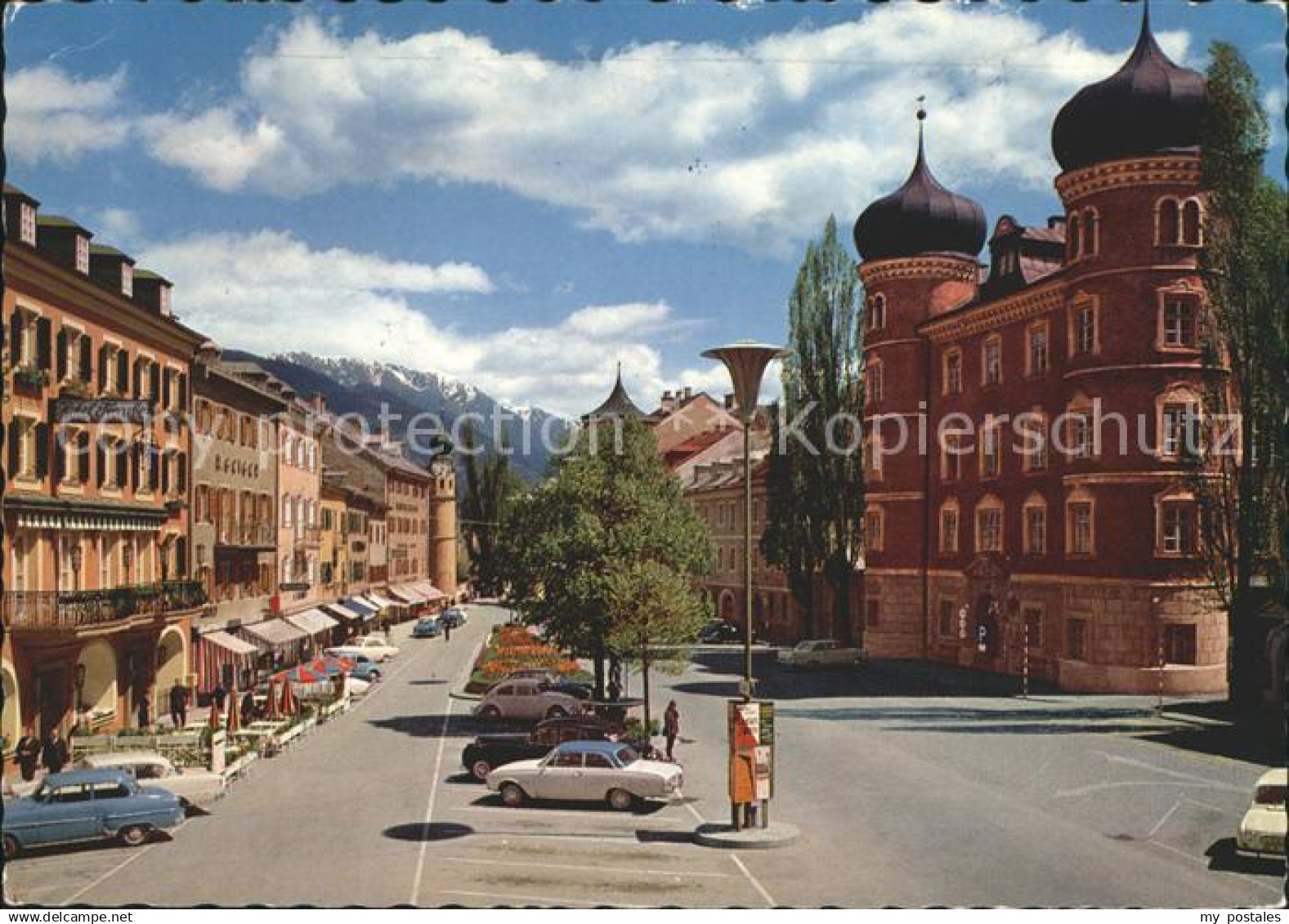 72064107 Lienz Tirol Stadtplatz mit Liebburg Lienz