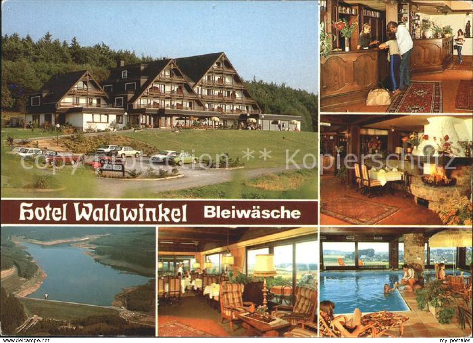 72064749 Bleiwaesche Hotel Waldwinkel Rezeption Gastraeume Hallenbad Liegewiese