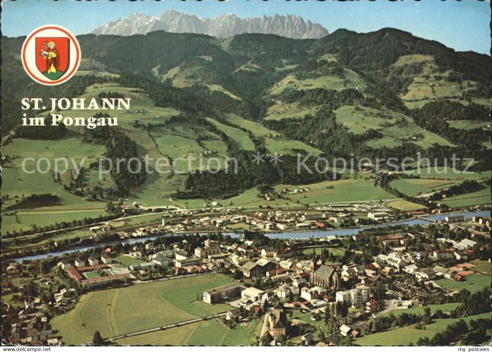 72072082 St Johann Pongau Salzburg Hochkoenig Fliegeraufnahme Sankt Johann im Po