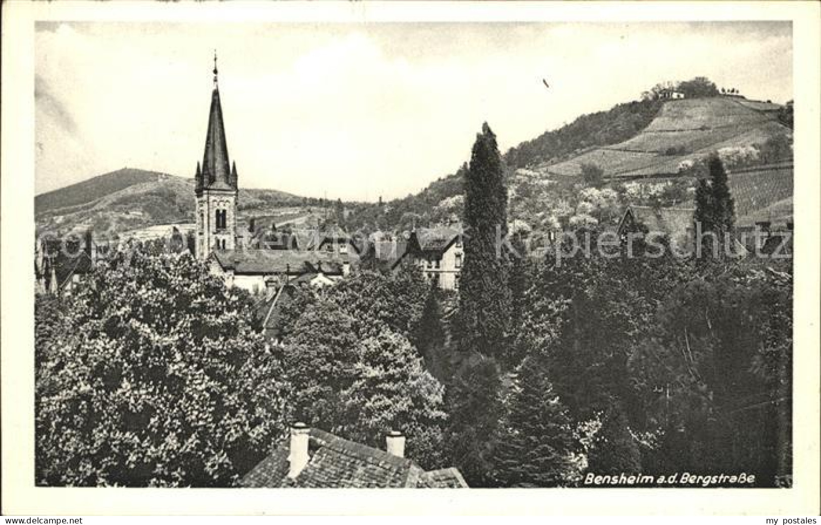 72100494 Bensheim Bergstrasse Kirche Bensheim