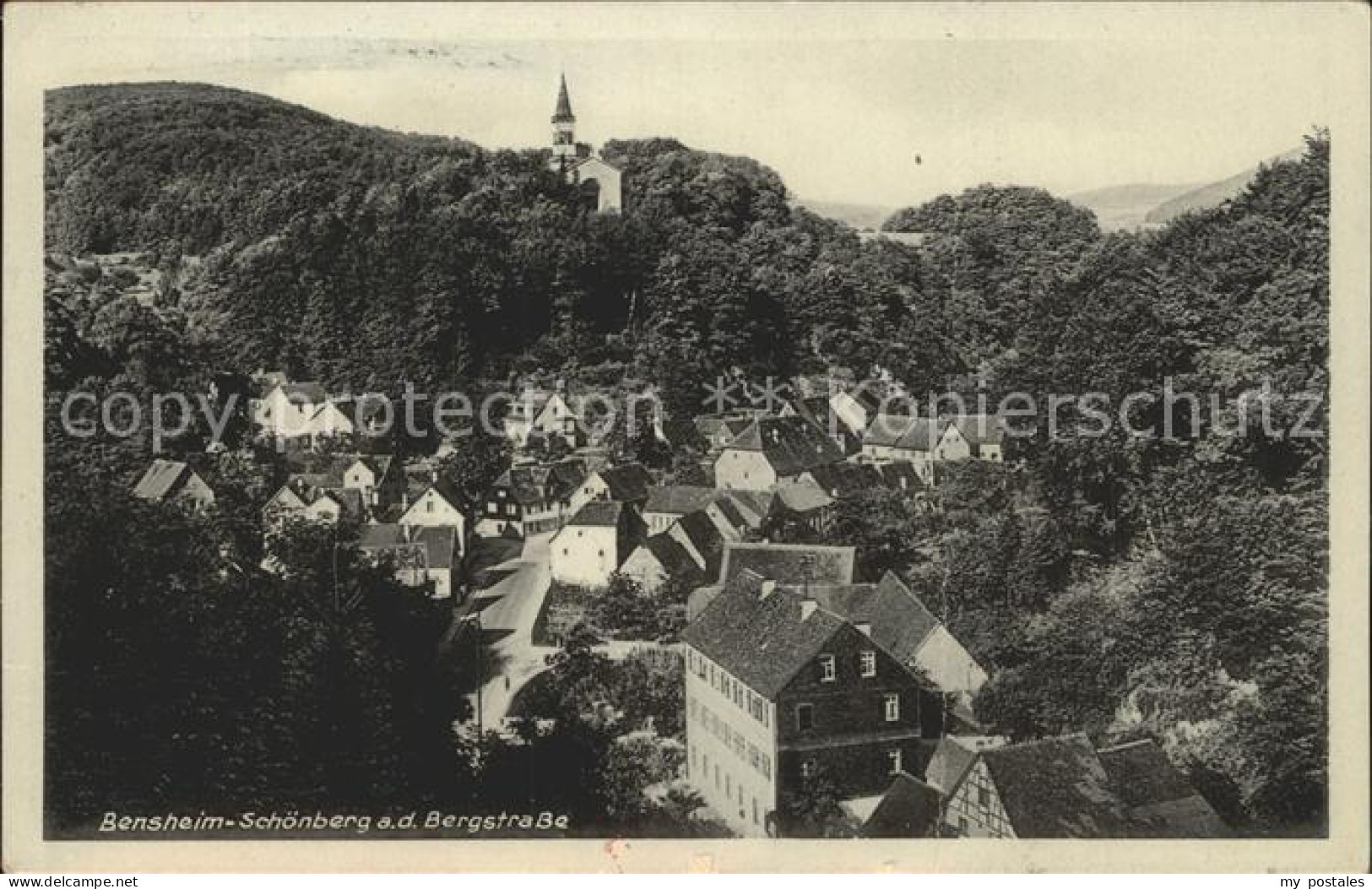 72100850 Bensheim Bergstrasse Kirche Bensheim