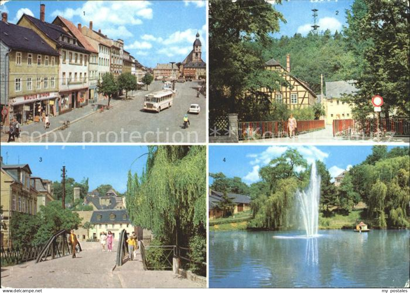 72106868 Schmoelln Thueringen Marktplatz Aussichtsturm