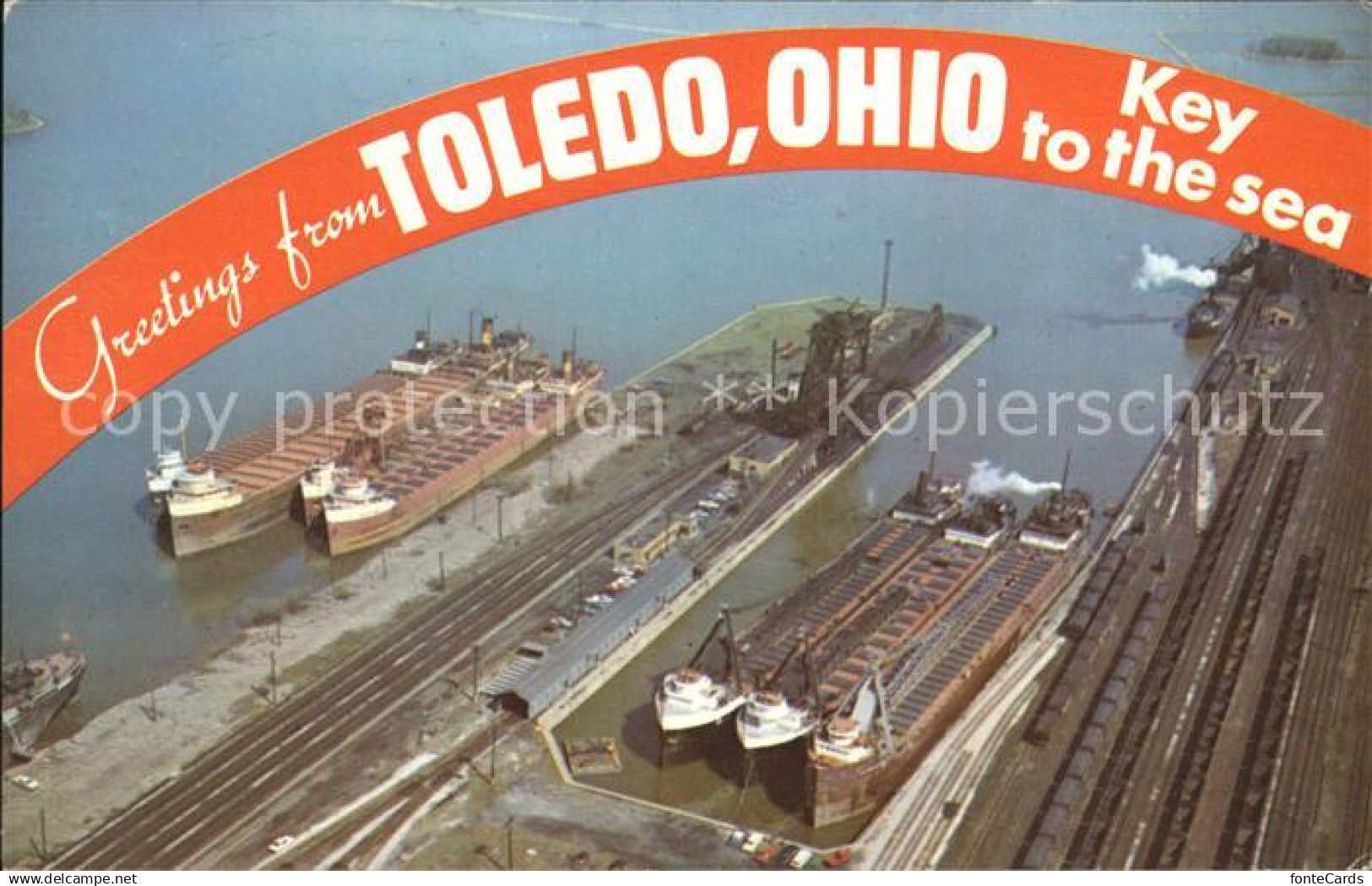 72119169 Toledo Ohio Fliegeraufnahme Hafen Toledo