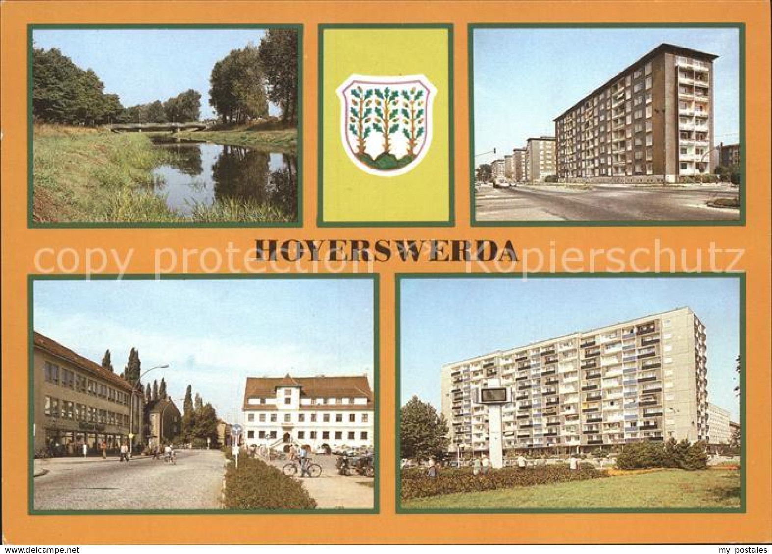 72123444 Hoyerswerda Elsterbruecke Wilhelm Pieck Strasse