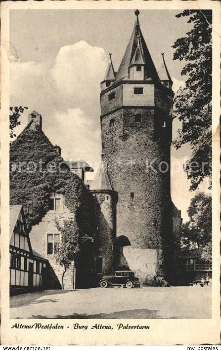 72124458 Altena Lenne Burg Altena Pulverturm