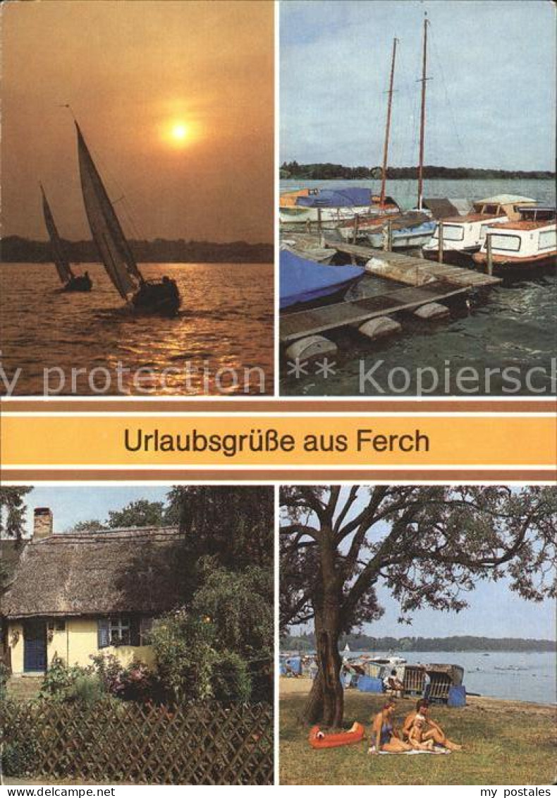 72132270 Ferch Schwielowsee altes Fischerhaus Hafen Ferch