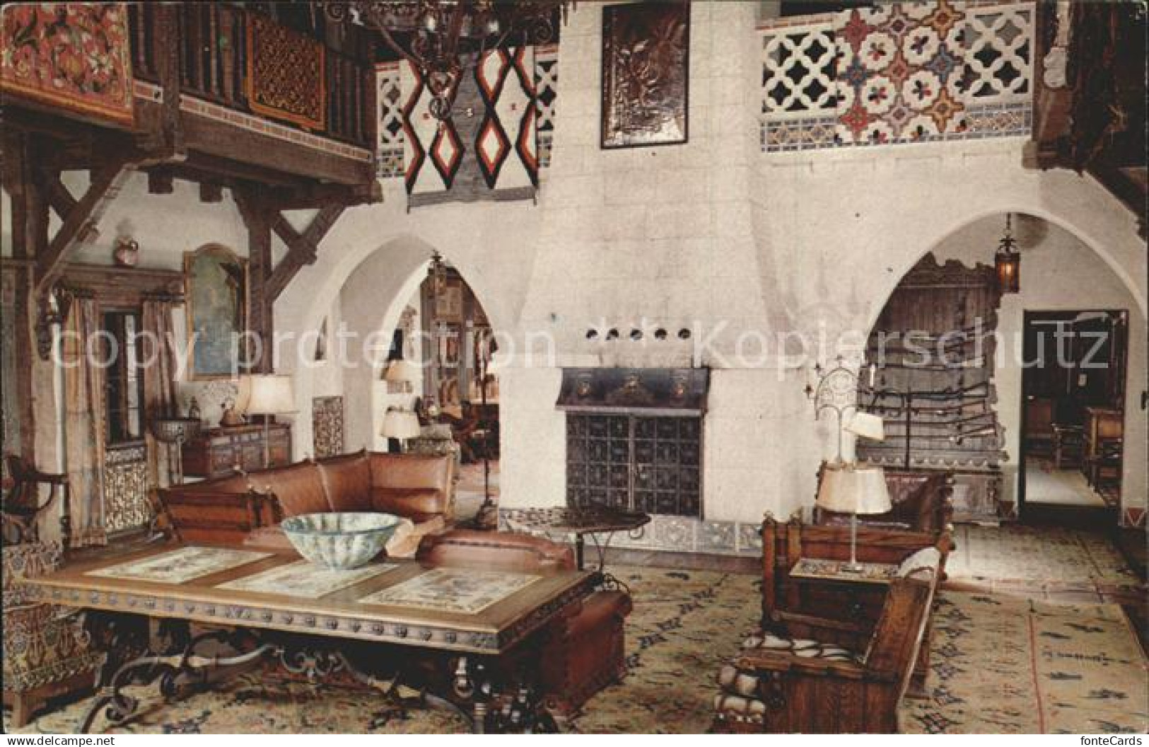 72134399 Death Valley Living Hall Death Valley Scottys Castle