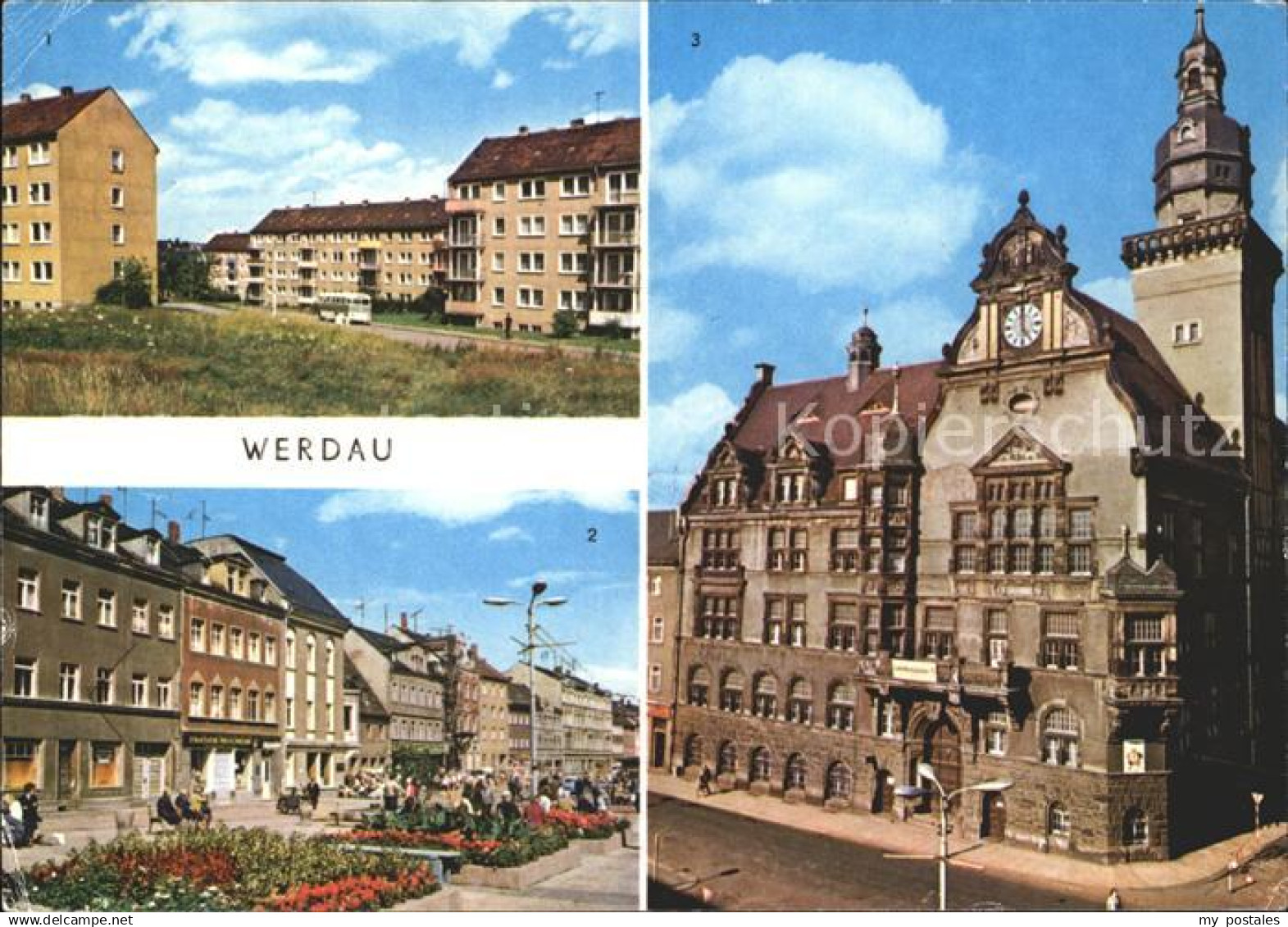 72136008 Werdau Sachsen Werdau Ost Markt Rathaus