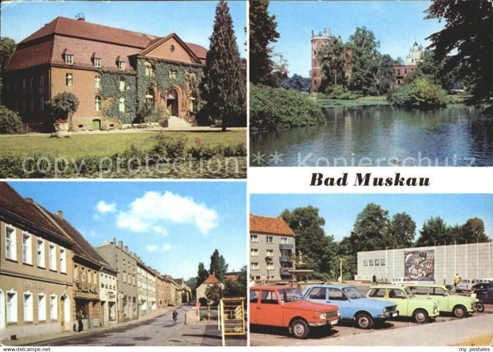 72139513 Bad Muskau Oberlausitz Moorbad Schlossruine Thaelmannstr PdF