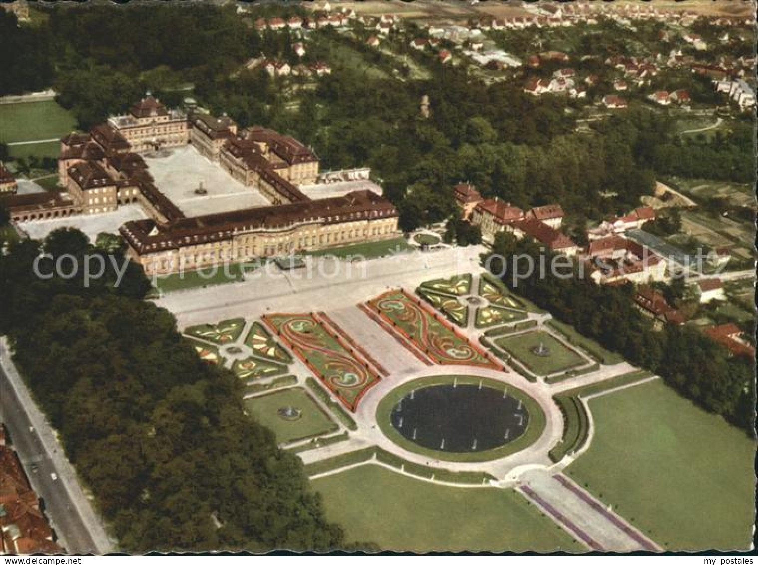 72141216 Ludwigsburg Schloss Ludwigsburg Fliegeraufnahme